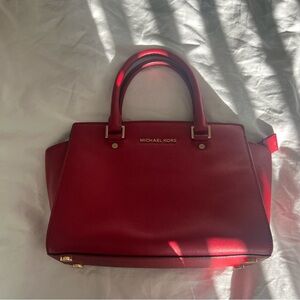 Red Michael Kors Handbag